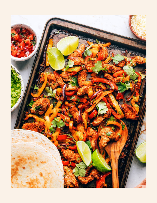 Easy Sheet Pan Chicken Fajitas
