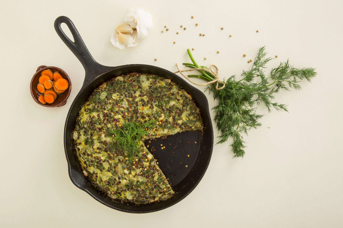 Lentil Herb Frittata: Take This Snack To Go