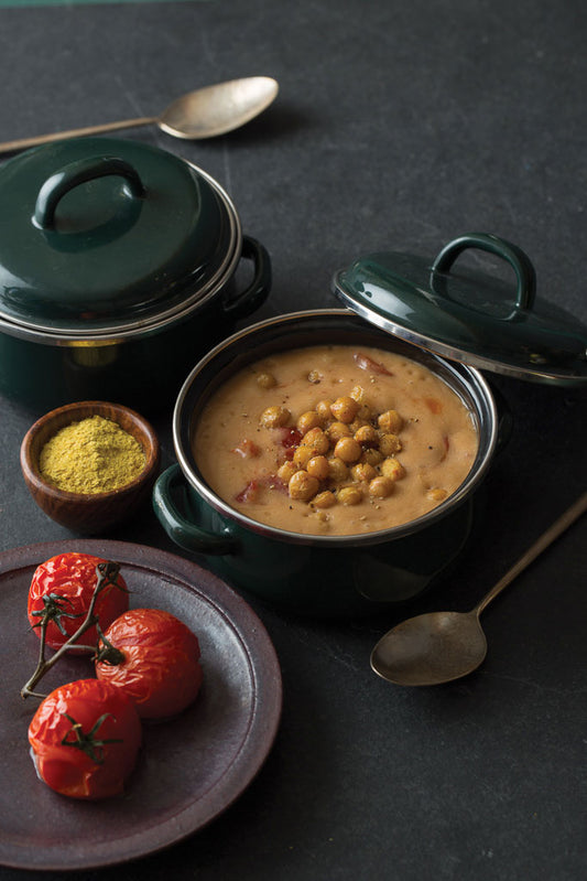 The Perfect Winter Dish: Italian Roasted Tomato and Chickpea Soup