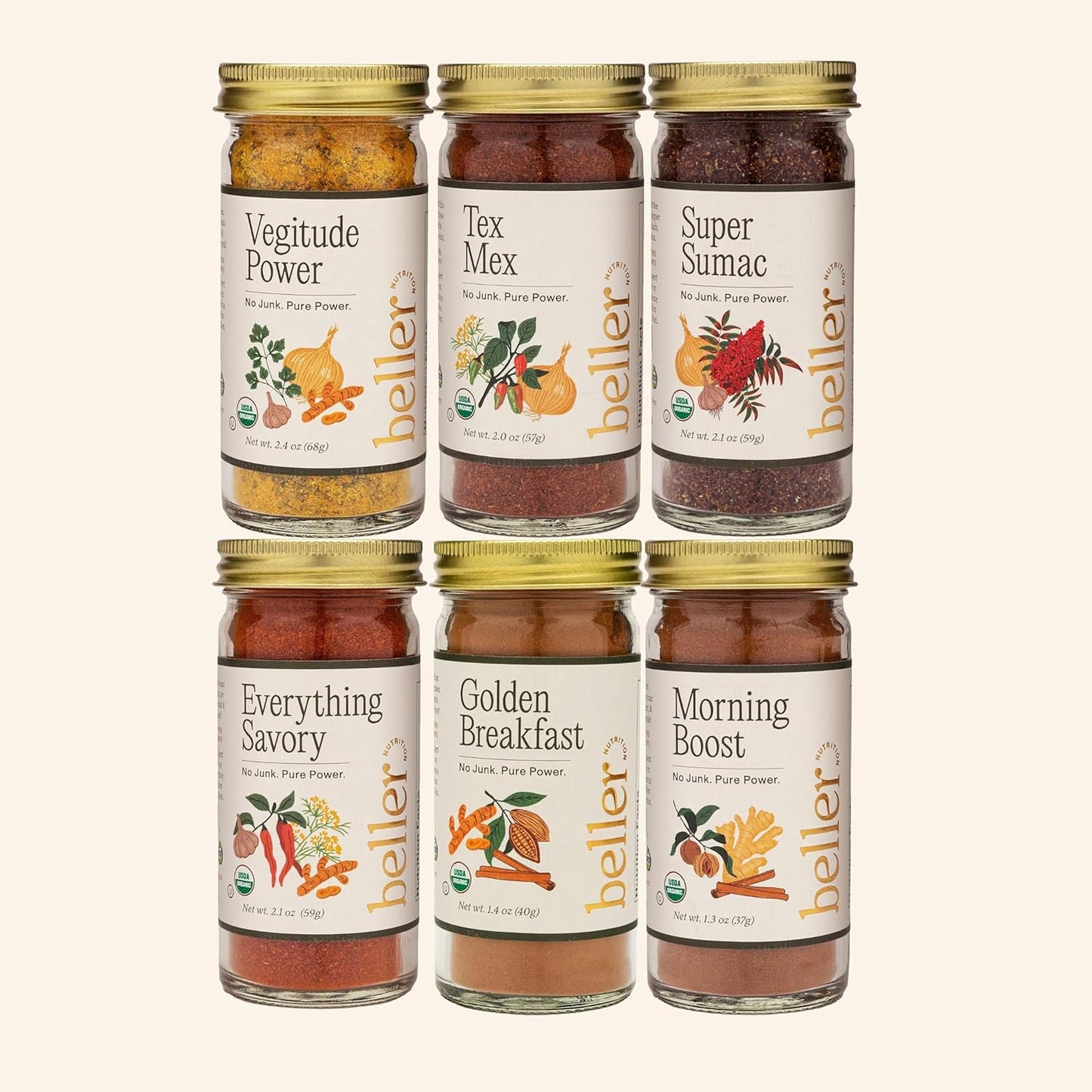 6 Organic Spice Blends Gift Set