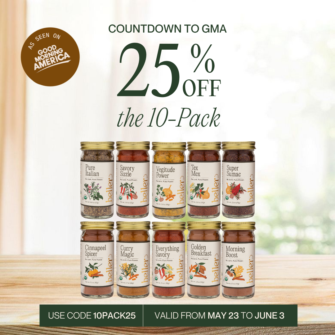 GMA deal - 25% off 10 Organic Spice Blends Gift Set (Free Shipping)