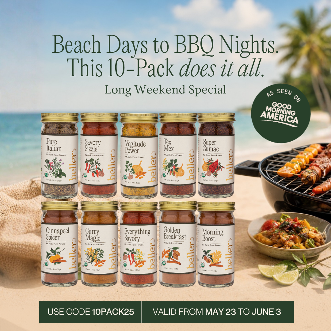 GMA deal - 25% off 10 Organic Spice Blends Gift Set (Free Shipping)