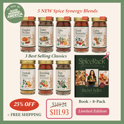 GMA Deal 8-Pack (5 NEW BLENDS) + SpiceRack Book (25% off)